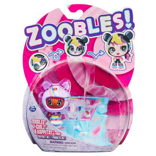 Zoobles z-girlz figurina de transformare fetita unicorn