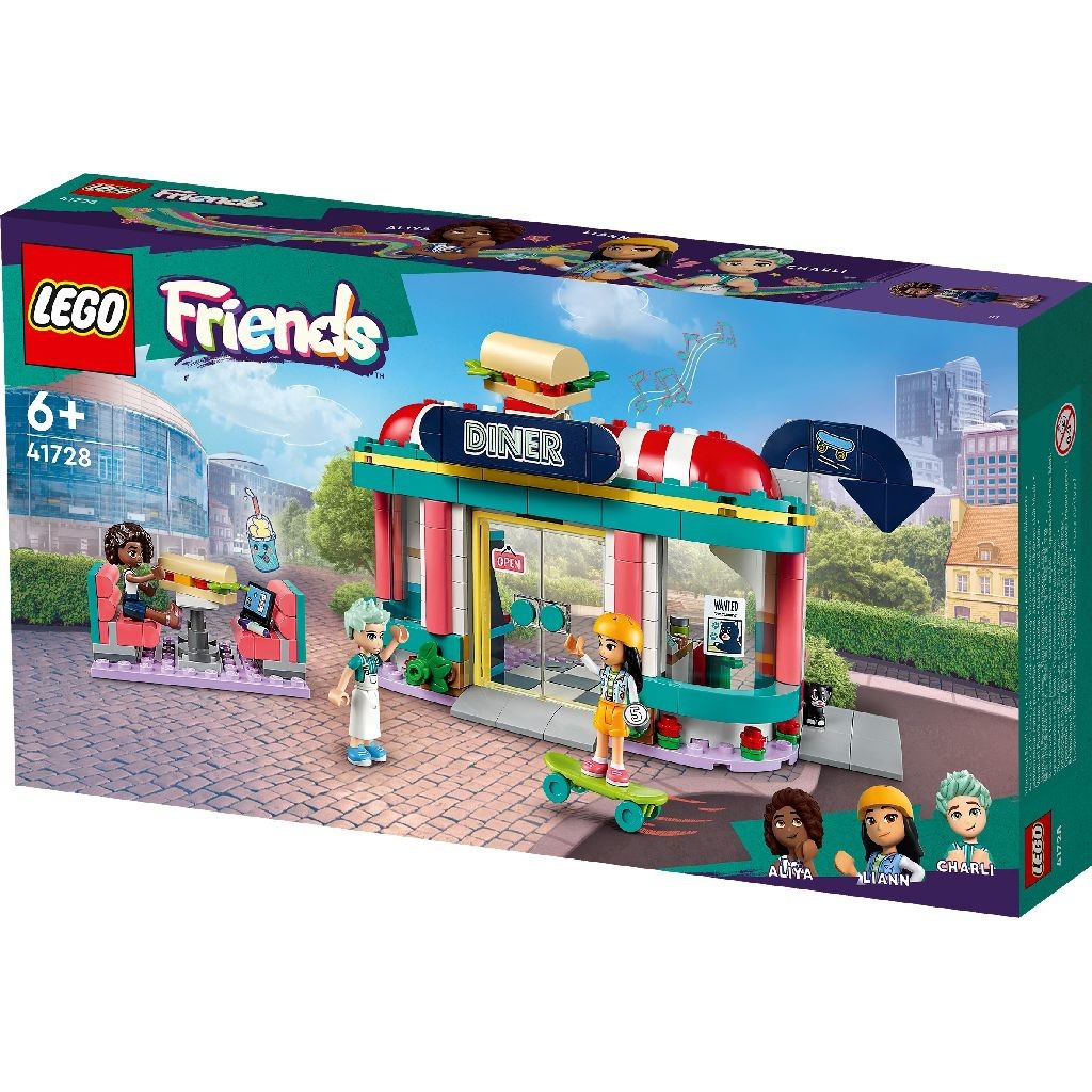 Lego friends restaurant in centrul orasului heartlake 41728