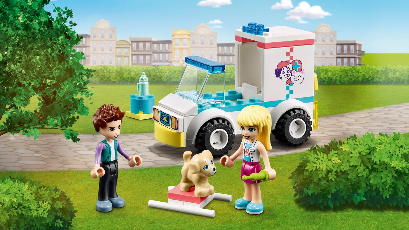 Lego friends ambulanta clinicii animalutelor 41694