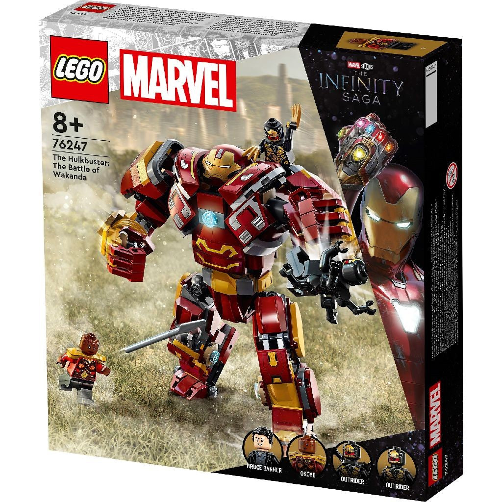 Lego super heroes hulkbuster batalia din wakanda 76247