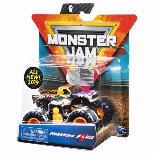 Monster jam metalica hurricane force scara 1 la 64