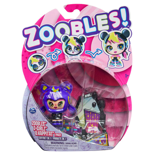 Zoobles z-girlz figurina de transformare fetita pisicuta