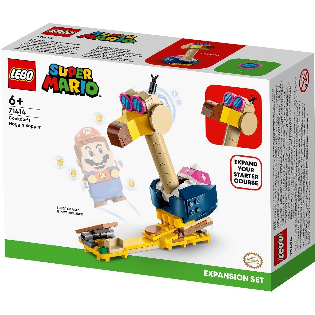 Lego super mario set de extindere bataia de cap a lui conkor 71414