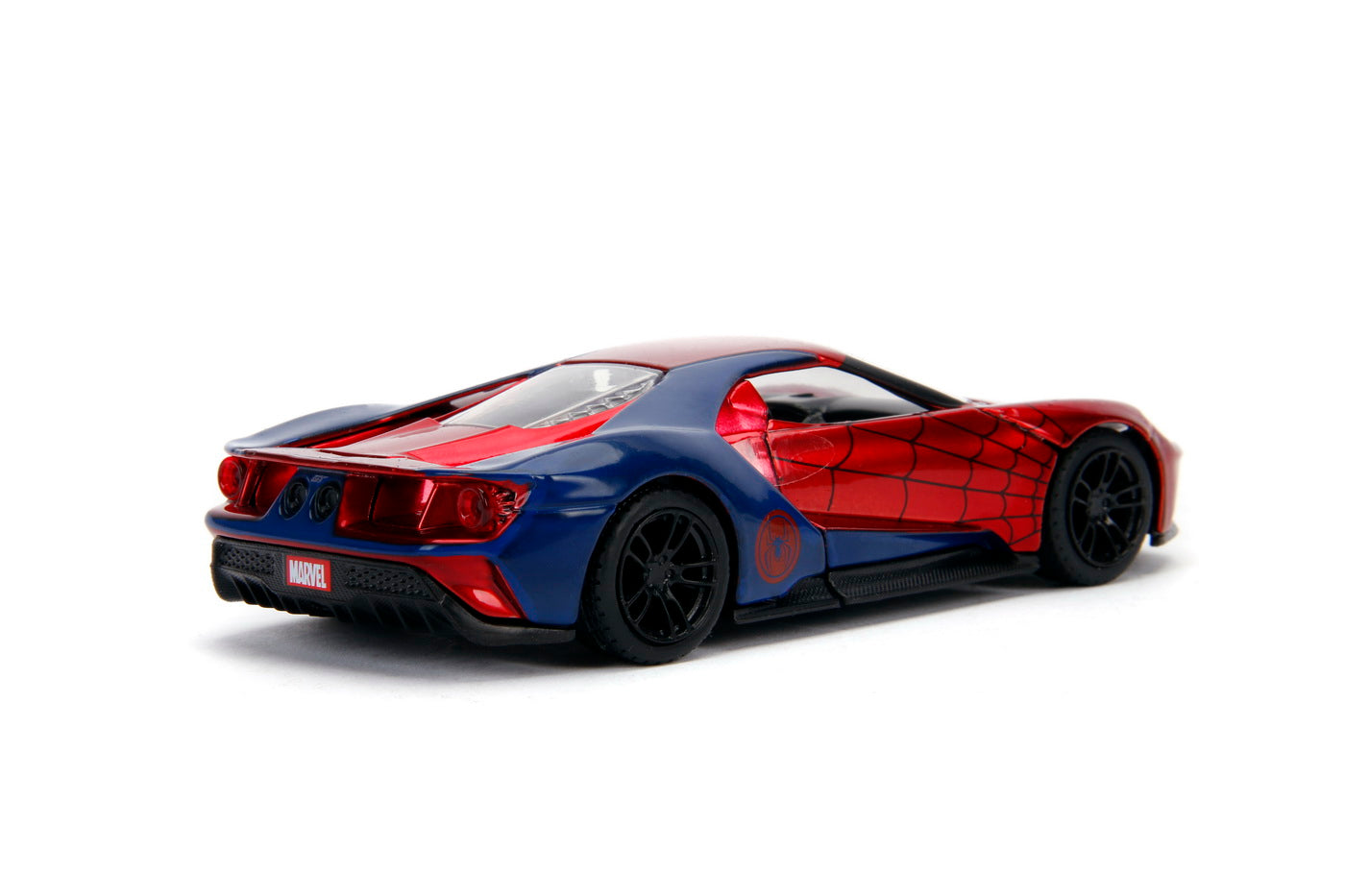 Masinuta metalica spiderman 2017 ford gt scara 1 la 32