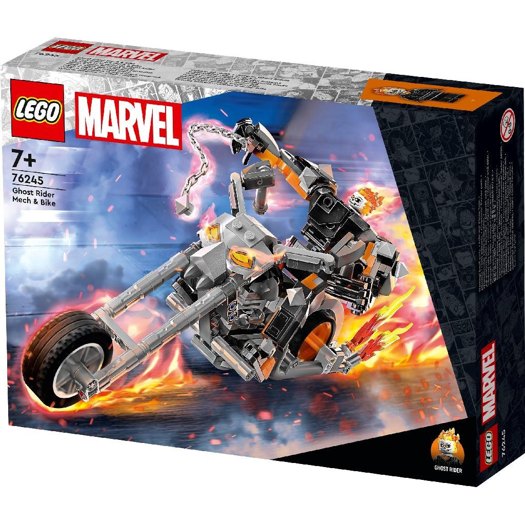 Lego super heroes robot si motocicleta calaretul fantoma 76245