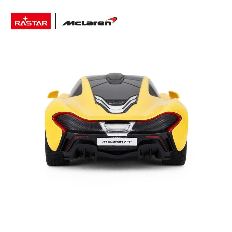 Masina cu telecomanda mclaren p1  galben scara 1 la 24