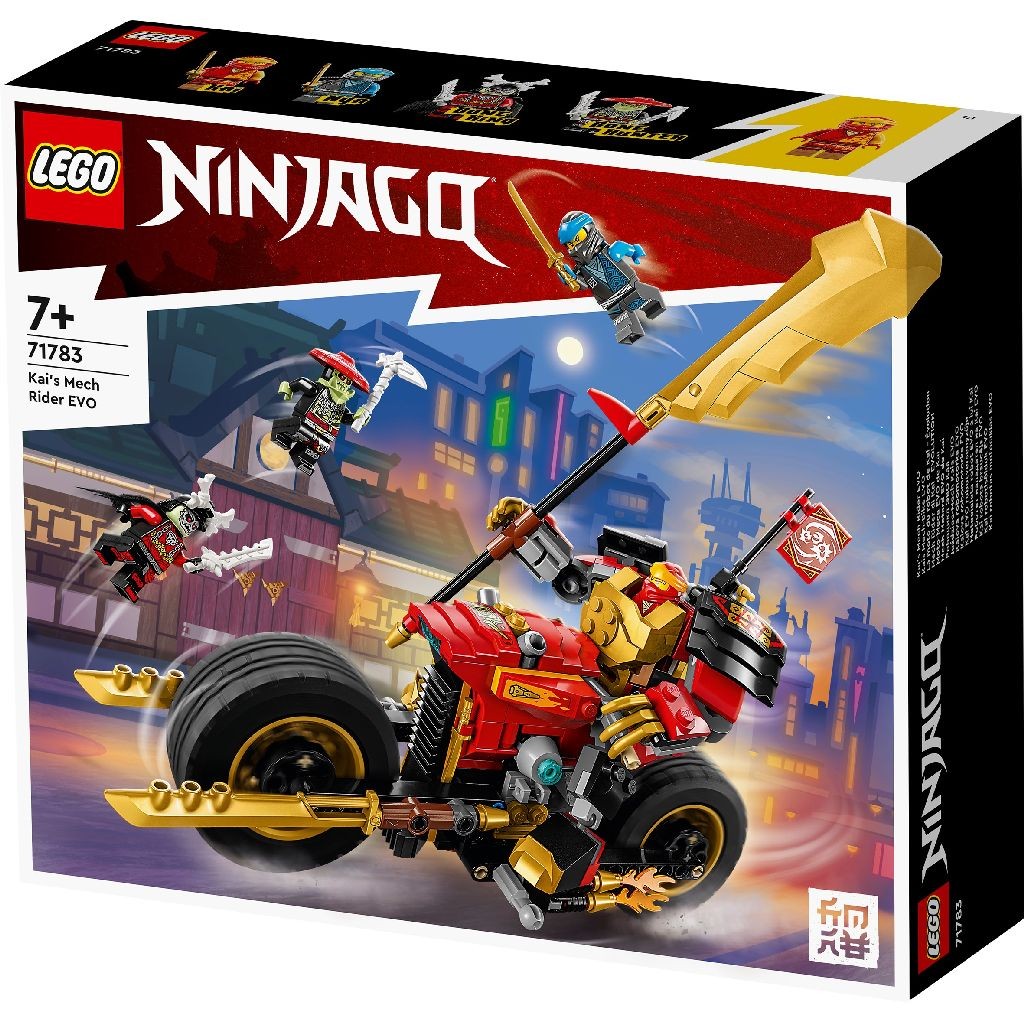 Lego ninjago motocicleta robot evo a lui kai 71783