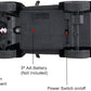 Masina cu telecomanda jeep wrangler rubicon galben cu scara 1 la 24