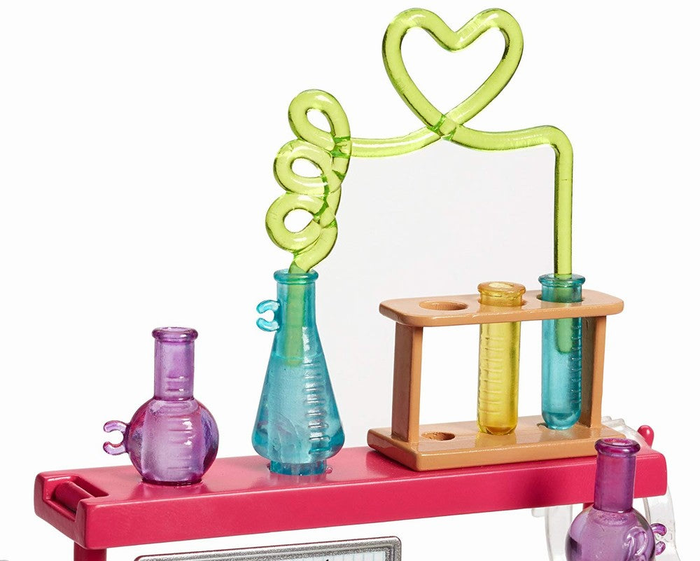 Set de joaca barbie mobilier laboratorul de chimie