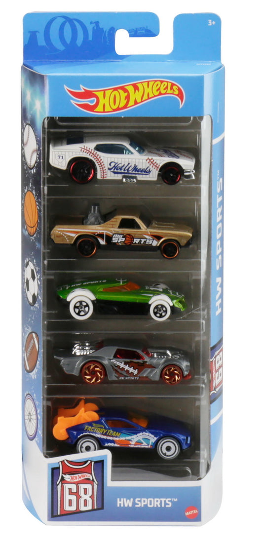 Set 5 masini hot wheels sports