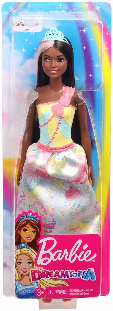 Papusa barbie dreamtopia printese cu suvita roz