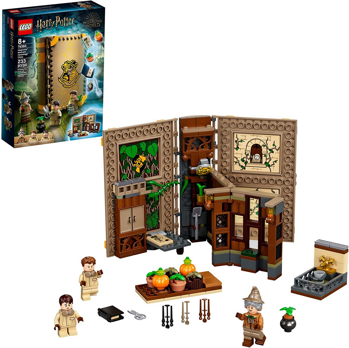 Lego harry potter  moment hogwarts:lectia de ierbologie 76384