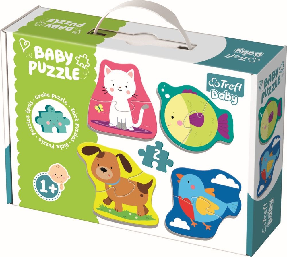 Puzzle trefl baby clasic animale 8 piese