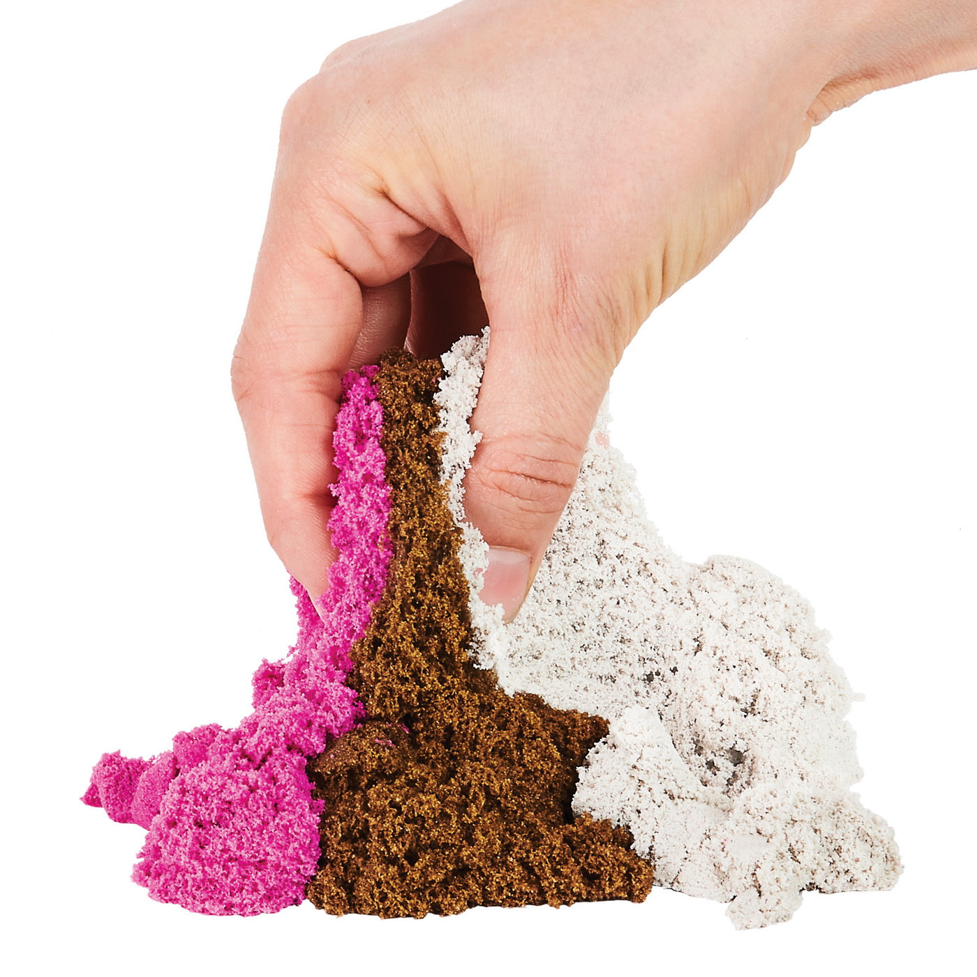 Kinetic sand set inghetata si prajiturele colorate si parfumate