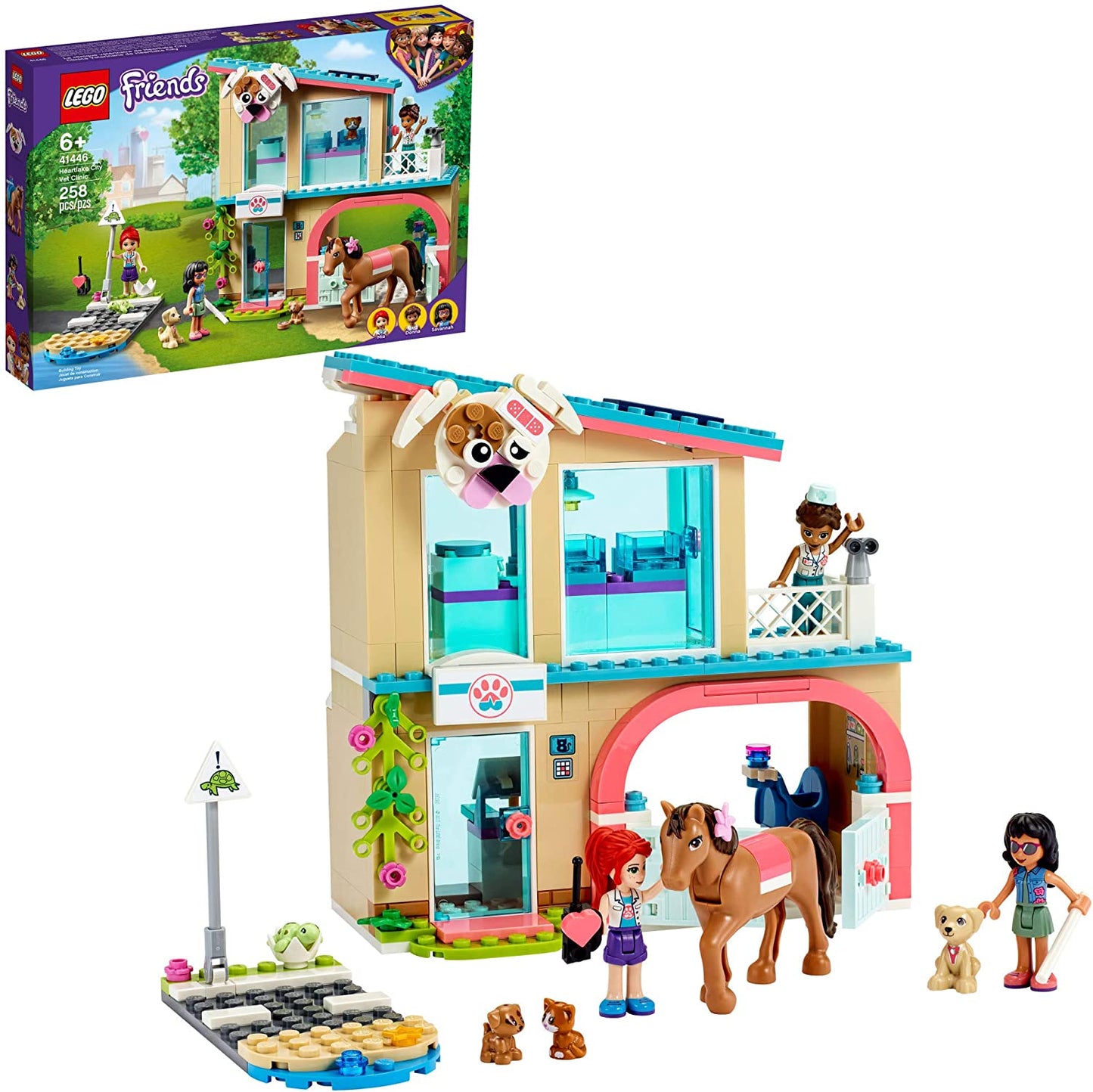 Lego friends clinica veterinara heartlake city 41446