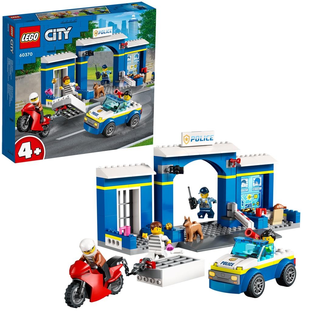 Lego city urmarire la sectia de politie 60370