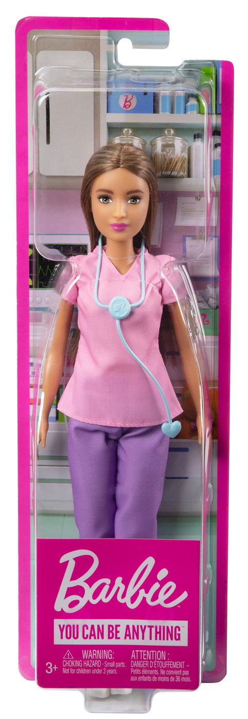 Papusa barbie asistenta medicala satena