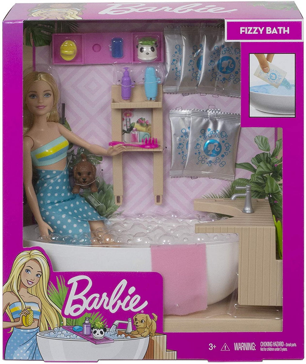 Barbie set cu papusa o baie relaxanta