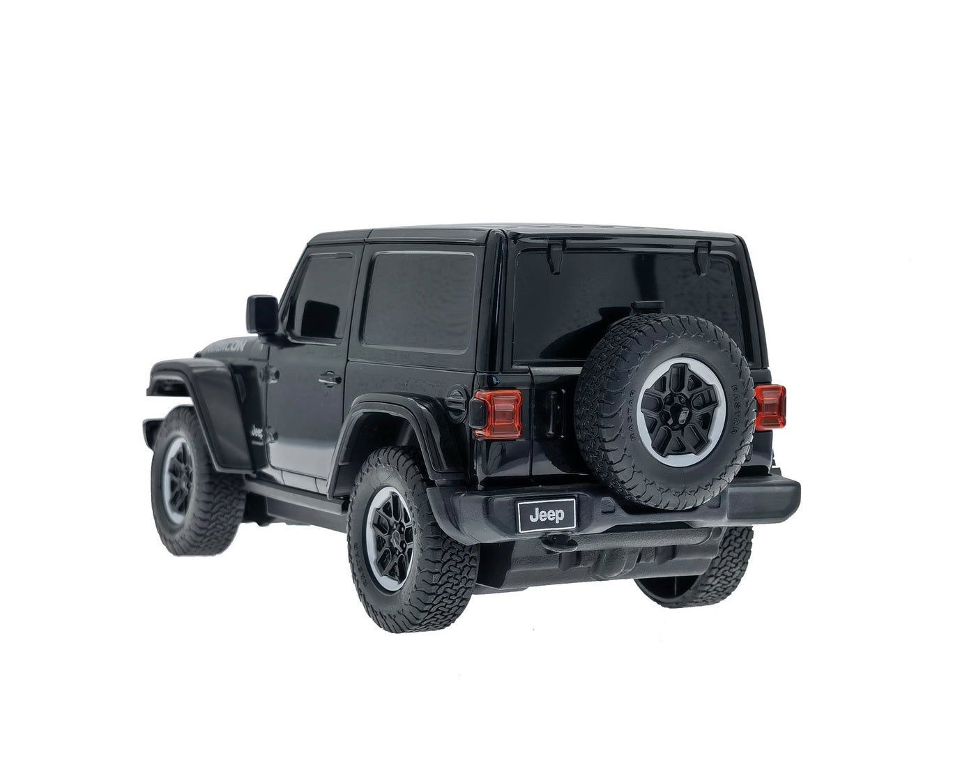 Masina cu telecomanda jeep wrangler jl negru scara 1 la 24