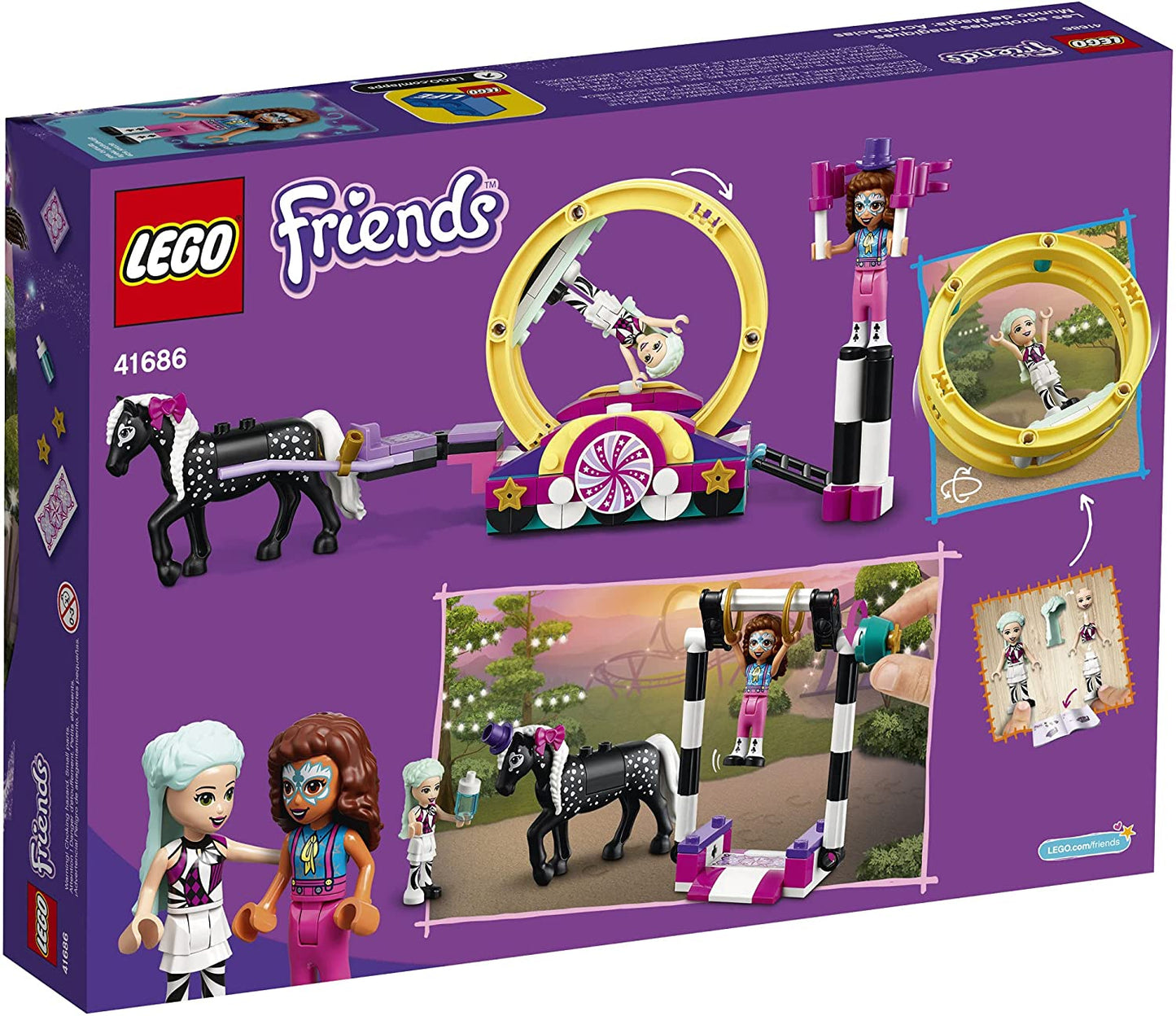 Lego friends acrobatii magice