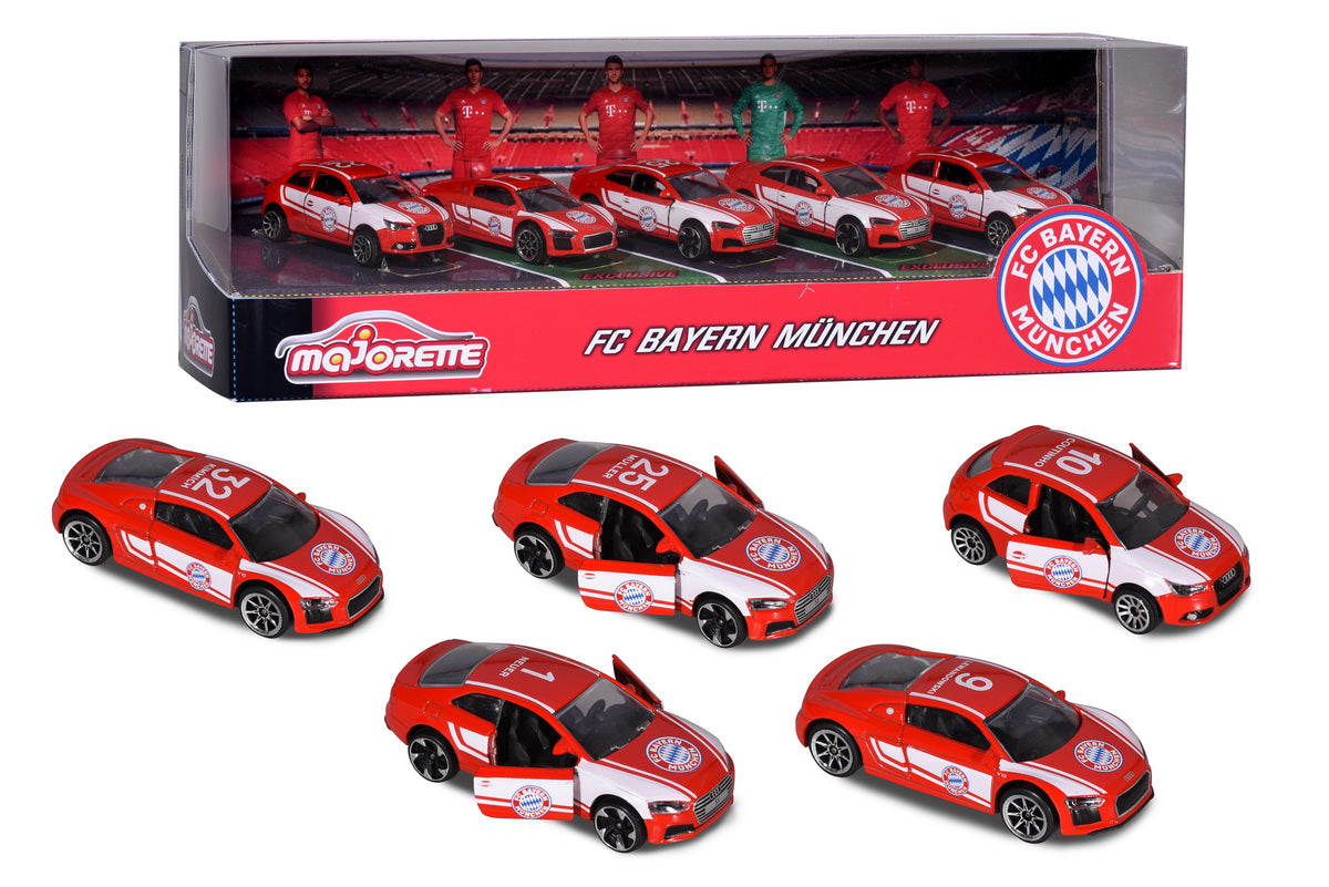 Majorette set 5 masinute metalice fc bayern munchen