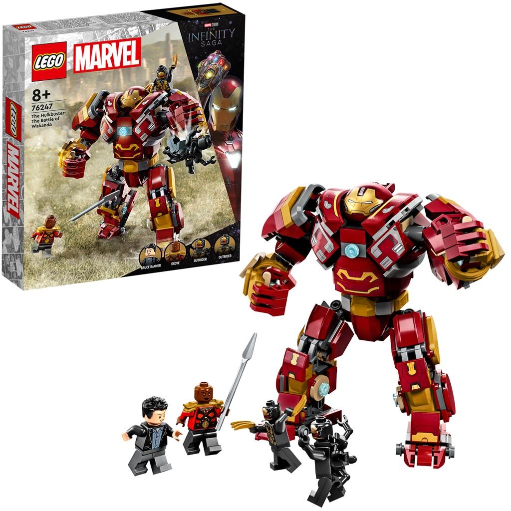 Lego super heroes hulkbuster batalia din wakanda 76247