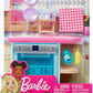 Set mobilier barbie bucatarie cu vesela