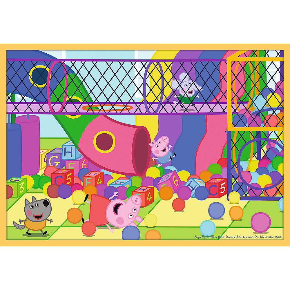 Puzzle trefl 10in1 intalneste-o pe peppa pig