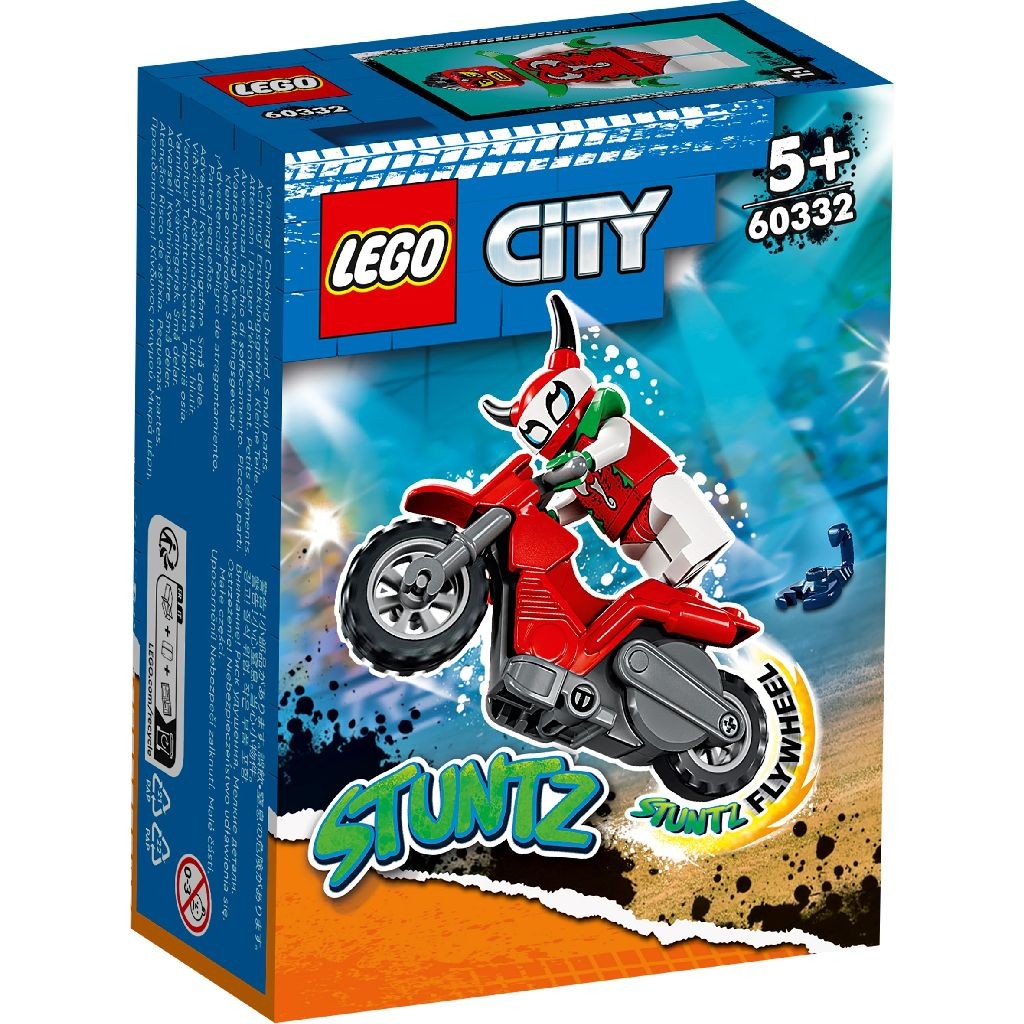 Lego city stuntz motocicleta de cascadorii scorpion salbatic 60332