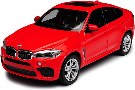 Masinuta metalica bmw x6m rosu scara 1 la 24