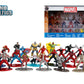 Set 20 de figurine metalice cu eroii marvel si figurina black panther inclusa