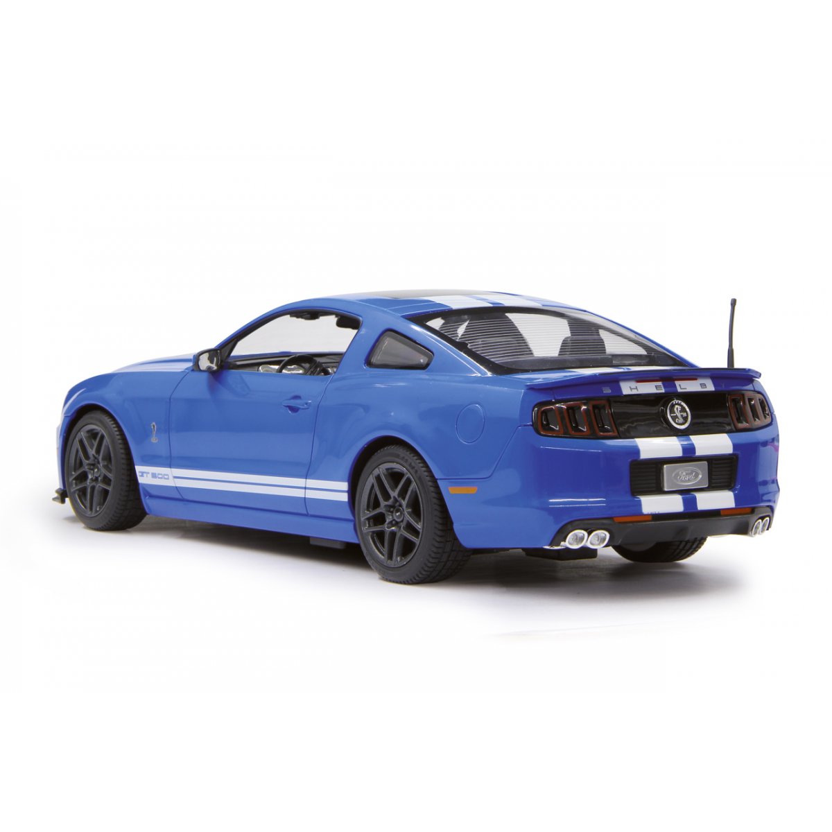 Masina cu telecomanda ford shelby gt500 albastru cu scara 1 la 14