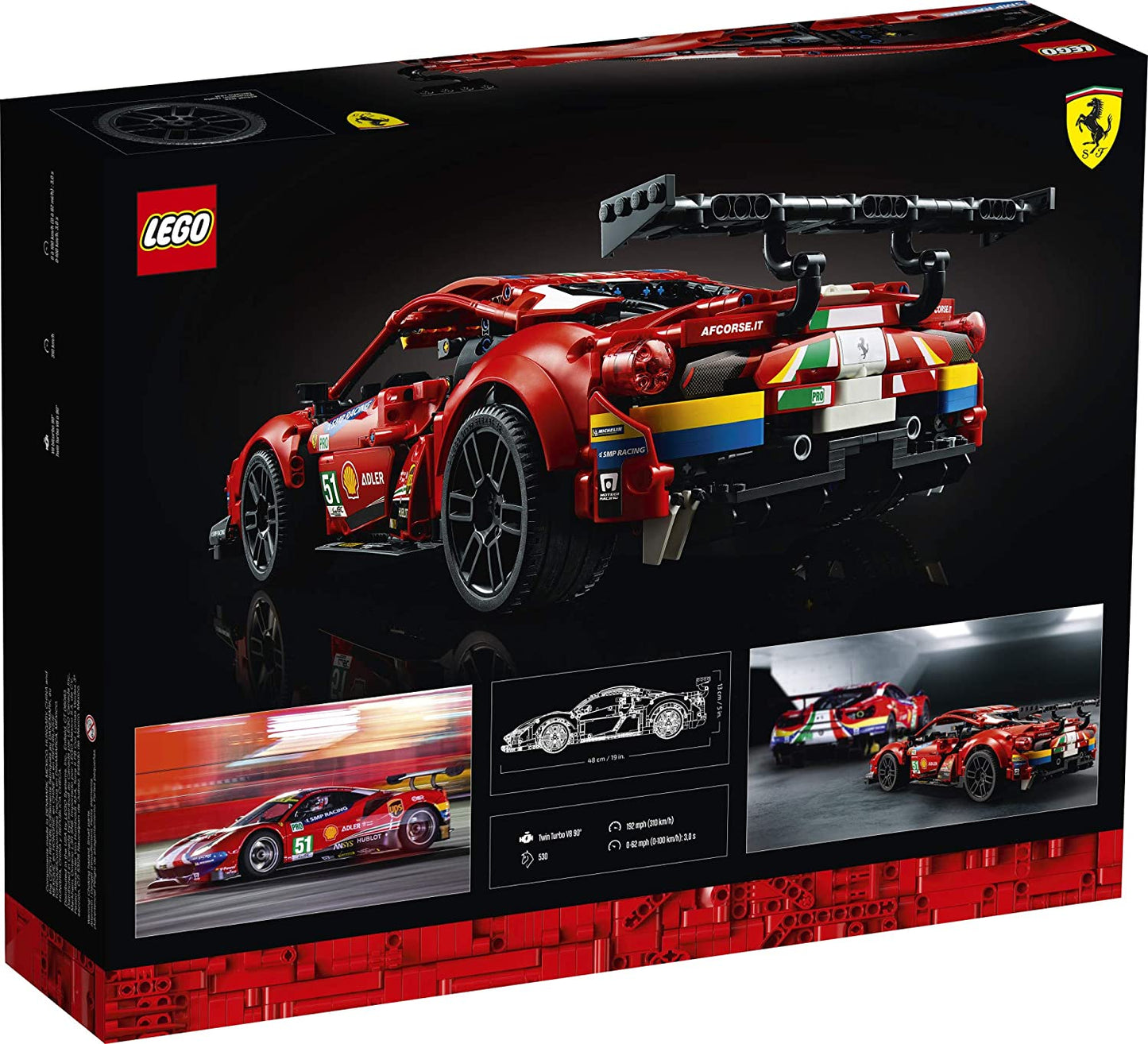 Lego technic ferrari 488 42125