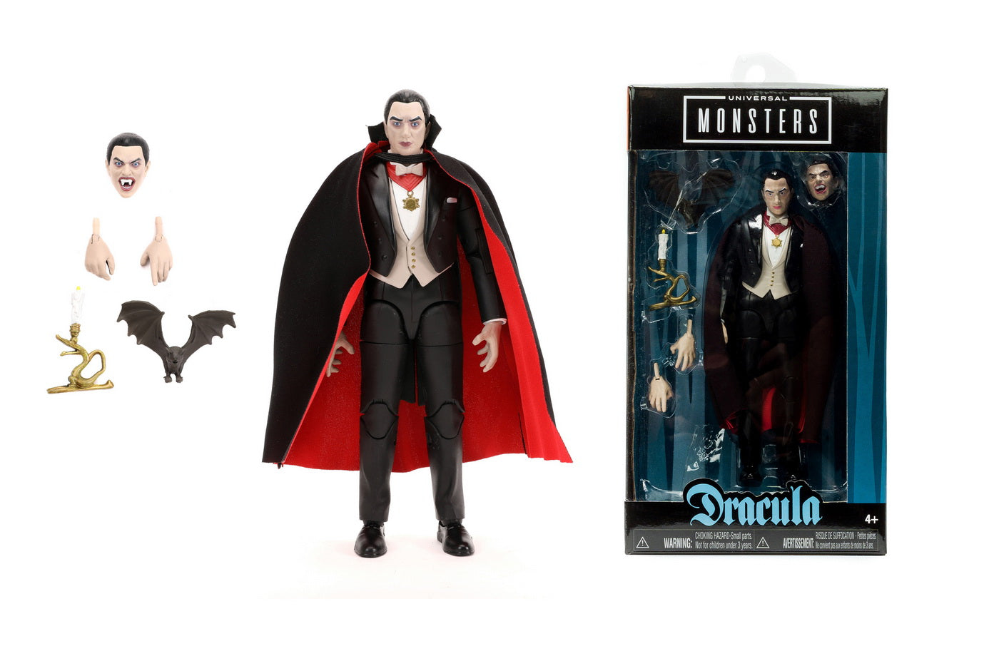 Figurina metalica articulata dracula 15cm