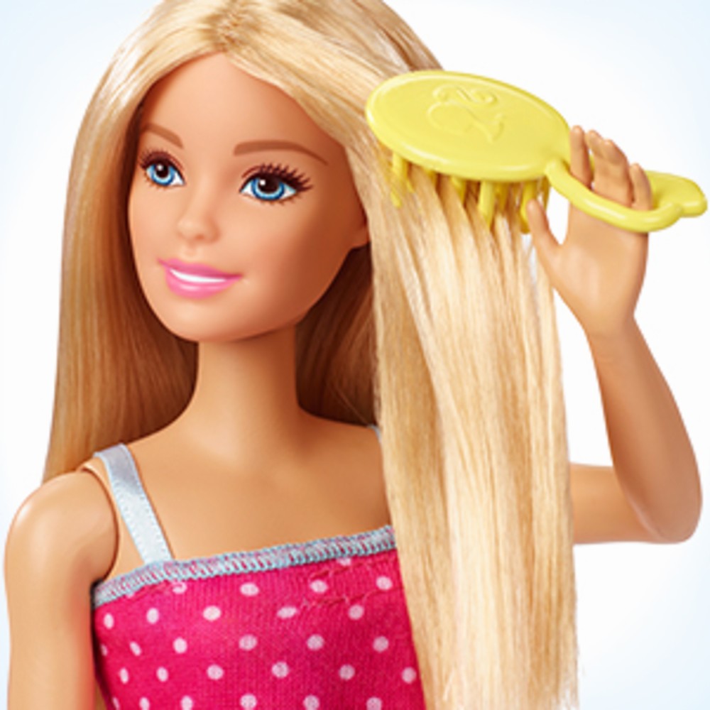 Barbie set baie cu dus si papusa blonda