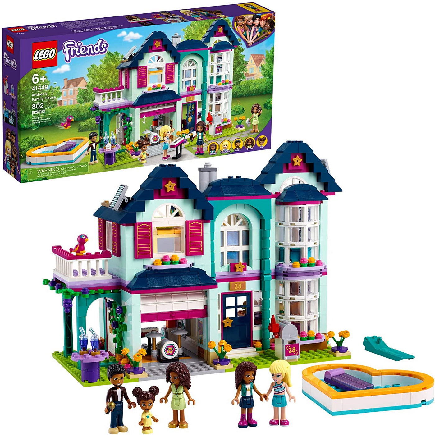 Lego friends casa familiei andreei 41449