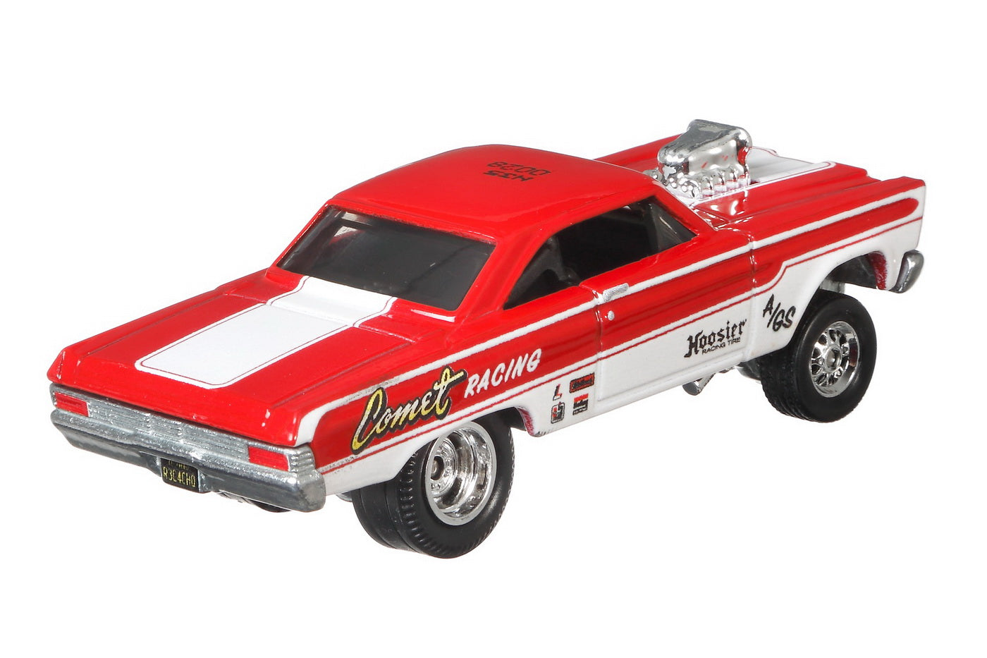 Hot wheels transportator mercury comet cyclone 65' cu masinuta  ford c-800 scara 1:64