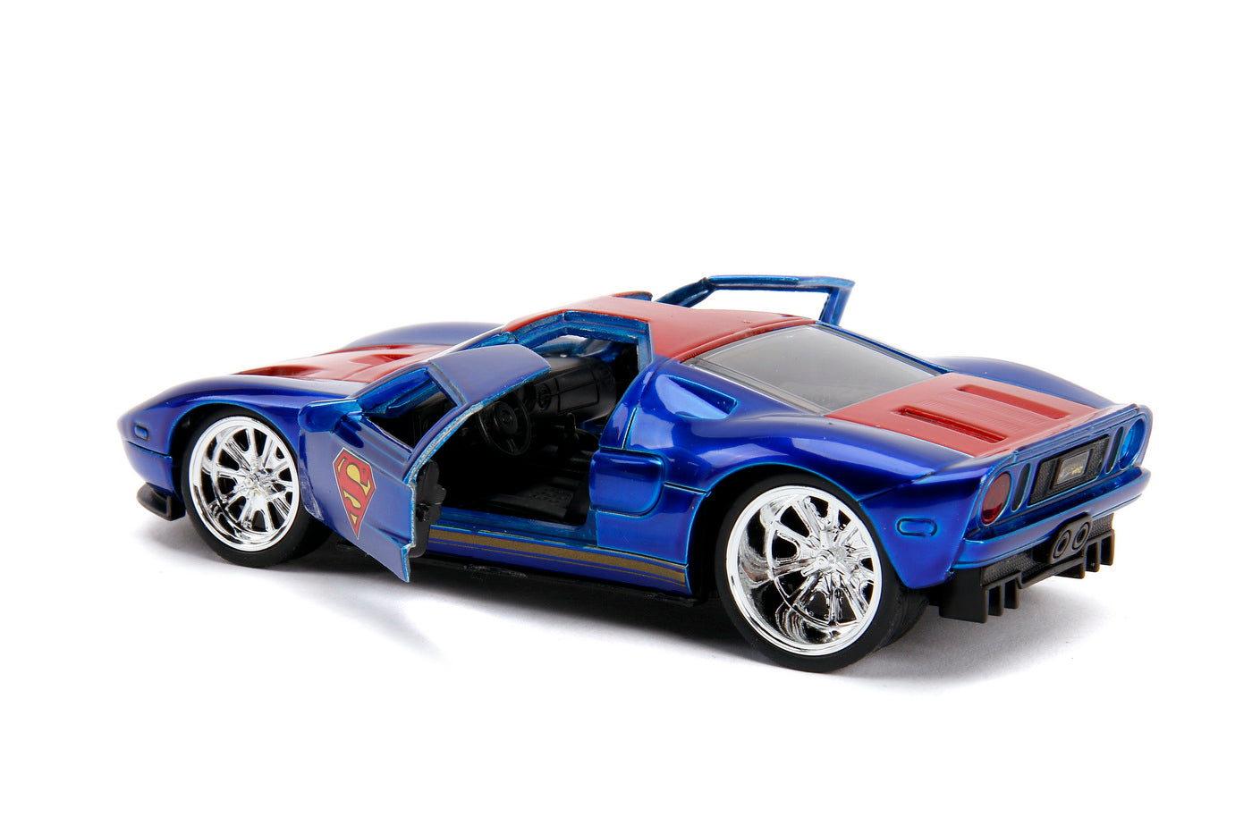 Masinuta metalica superman 2005 ford gt scara 1 la 32