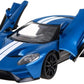 Masina cu telecomanda ford gt albastru cu scara 1 la 14