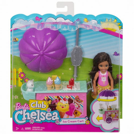 Barbie papusica chelsea set masina de inghetata