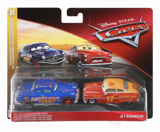 Cars 3 personaj die cast pachet 2 masini hudson hornet si jet robinson