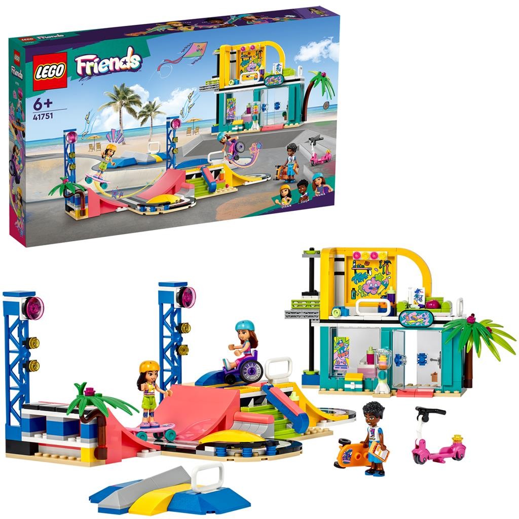 Lego friends parc de skateboarding 41751