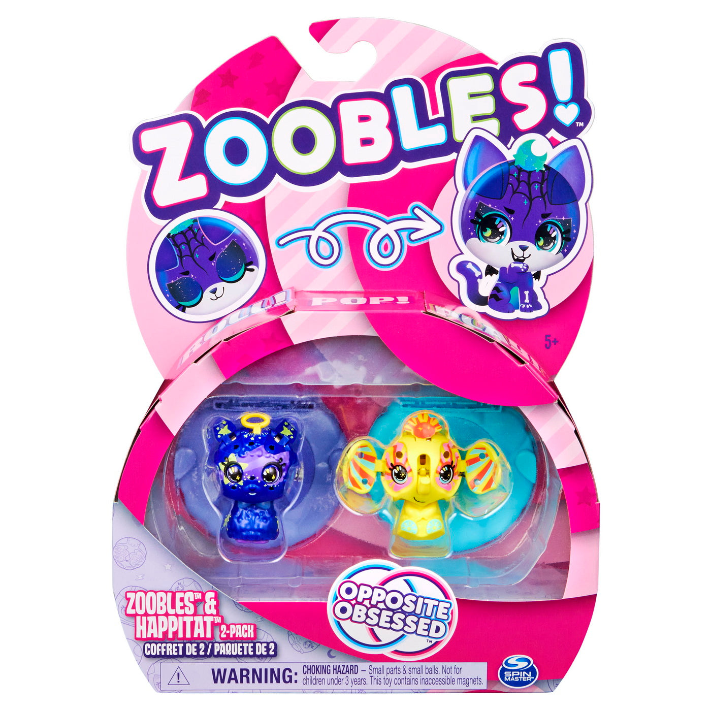 Zoobles pachet animalute de transformare llama si elefant