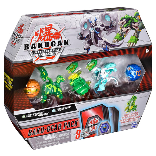 Bakugan s2 set de lupta ultra howlkor si eenoch cu baku-gear