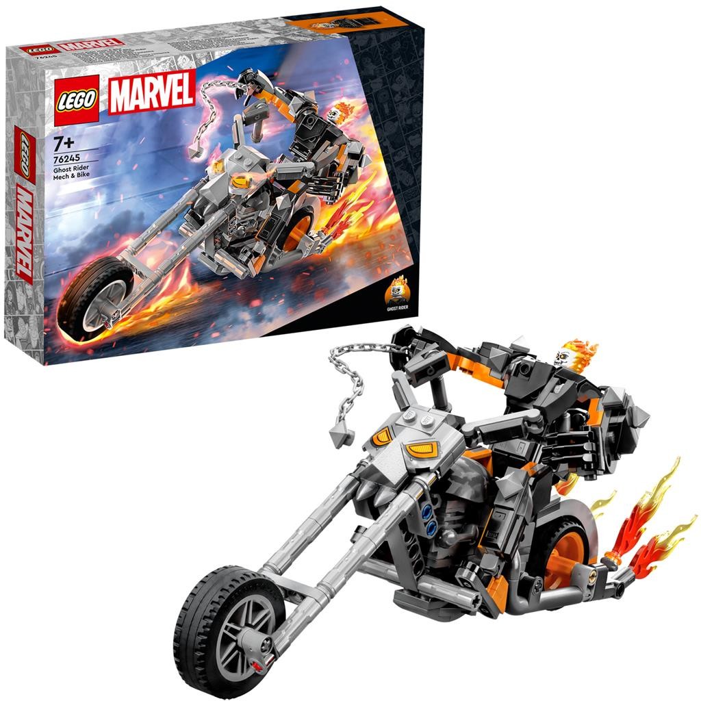 Lego super heroes robot si motocicleta calaretul fantoma 76245