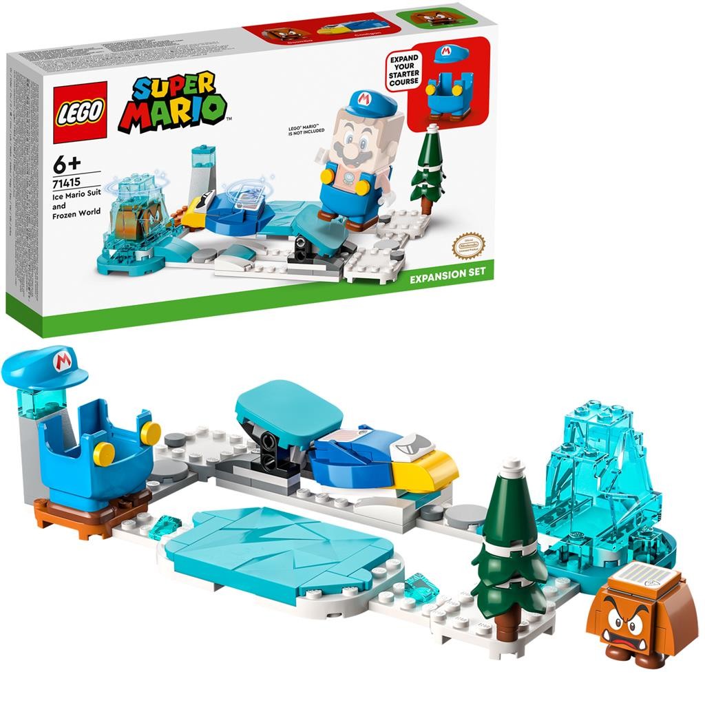 Lego super mario set de extindere costum mario crio si lumea de gheata 71415