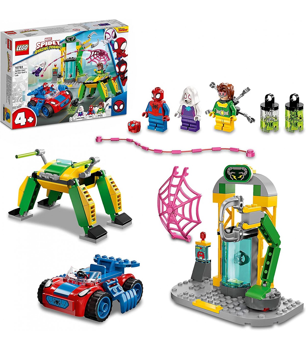 Lego spidey omul paianjen si laboratorul lui doc ock 10783