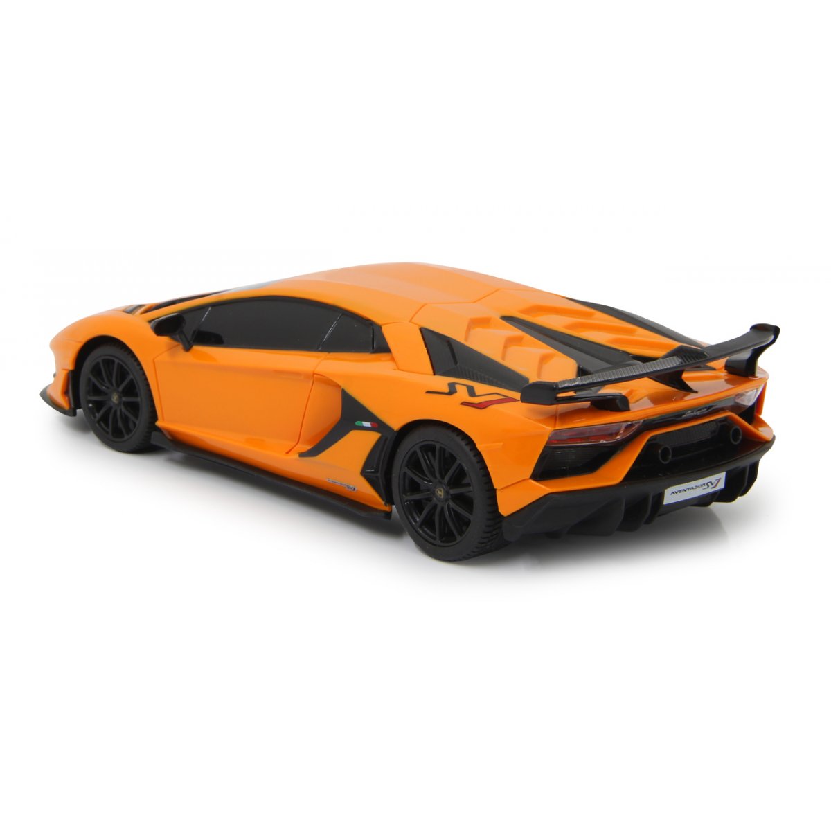 Masina cu telecomanda lamborghini aventador svj portocaliu cu scara 1 la 24