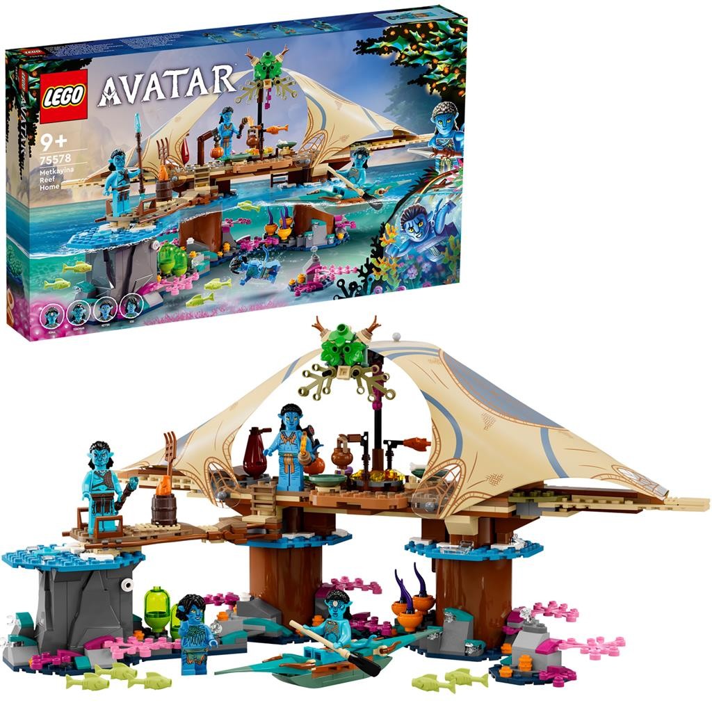 Lego avatar casa metkayina in recif 75578