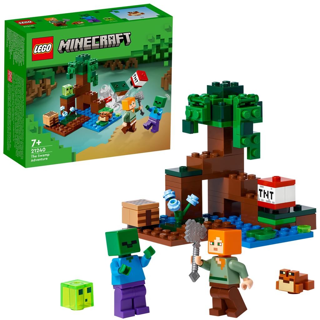 Lego minecraft aventura in mlastina 21240